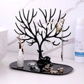 Organizador de Joyas Árbol Reno – Soporte para Collares, Anillos y Pulseras