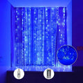 Decoración navideña para el hogar, guirnalda de luces LED con 8 modos USB, cortina de luces con Control remoto para dormitorio y boda